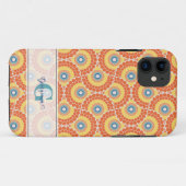 Aangepaste Naam Art Deco Egeïsche Zomer Radiant Ma Case-Mate iPhone Case (Achterkant (horizontaal))