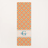 Aangepaste Naam Art Deco Egeïsche Zomer Radiant Ma Yogamat (Voorkant)