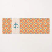 Aangepaste Naam Art Deco Egeïsche Zomer Radiant Ma Yogamat (Voorkant (horizontaal))