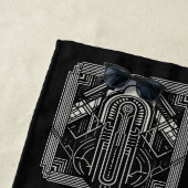 Aangepaste naam Art Deco Strandlaken (In situ)