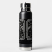 Aangepaste naam Art Deco Waterfles (Links)