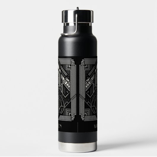Aangepaste naam Art Deco Waterfles (Rechts)