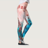 Aangepaste naam Art Leggings (Rechts)