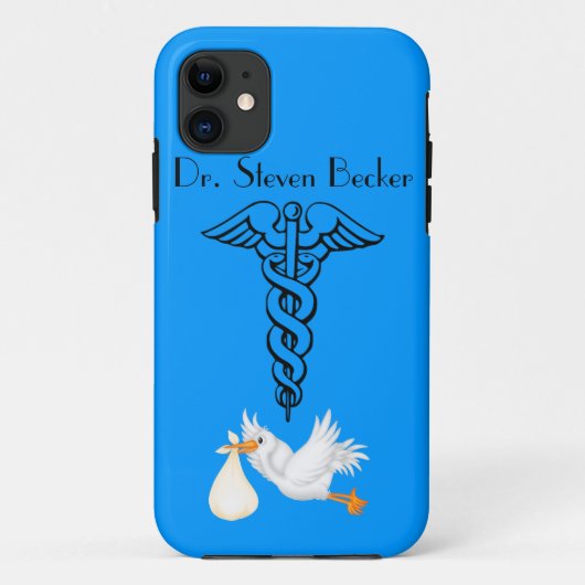 Aangepaste naam artsI telefoon 5 Case CADUCEUS (Achterkant)
