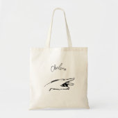 Aangepaste Naam Artsy Hand Canvas tas (Voorkant)