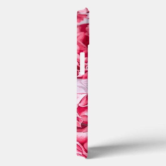 Aangepaste naam Artsy Pink Rose Case-Mate iPhone Case (Achterkant / Rechts)