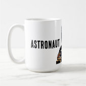 Aangepaste naam Astronaut - 'Ik heb meer ruimte no Koffiemok (Links)