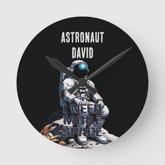 Aangepaste naam Astronaut - 'Ik heb meer ruimte no Ronde Klok (Voorkant)