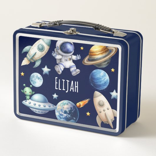 Aangepaste naam Astronaut Space Terug naar school (Voorkant)