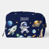 Aangepaste naam Astronaut Space Terug naar school Toilettasje (Achterkant)