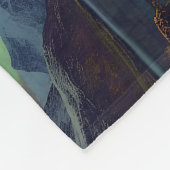 Aangepaste naam Aurora Borealis Fleece Deken (Hoek)