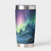 Aangepaste naam Aurora Borealis Geïsoleerde Drinkbeker (Achterkant)