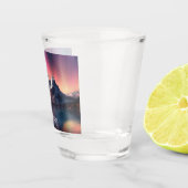 Aangepaste naam Aurora Borealis Shot Glas (Rechts)