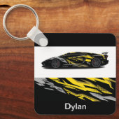 Aangepaste naam Auto Sleutelhanger (Voorkant)