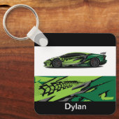 Aangepaste naam Auto Sleutelhanger (Voorkant)