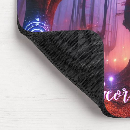 Aangepaste naam Autumnal Enchanted Whimsigoth Fore Muismat (Hoek)