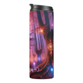 Aangepaste naam Autumnal Enchanted Whimsigoth Fore Thermosbeker (Geroteerd rechts)