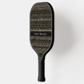 Aangepaste naam Aztec Pattern Pickleball Paddle (Links)