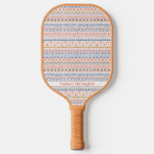 Aangepaste naam Aztec Pattern Pickleball Paddle (Voorkant)