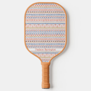 Aangepaste naam Aztec Pattern Pickleball Paddle