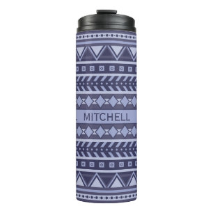 Aangepaste naam Aztec Pattern-tumbler Thermosbeker