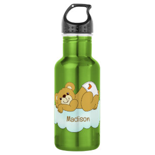 Aangepaste naam Baby Beer Teddy Waterfles