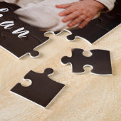 Aangepaste naam Baby Foto Legpuzzel (Zijkant)