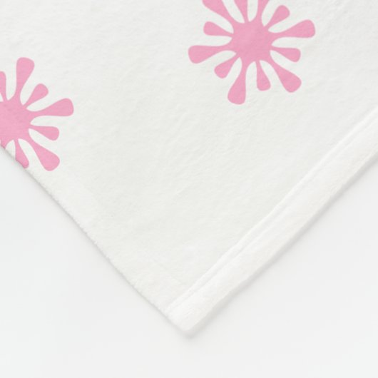 Aangepaste naam Baby Girl Fleece Blanket Deken (Hoek)