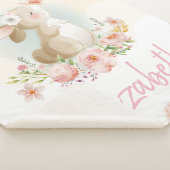 Aangepaste naam baby Nursery Sherpa Deken (3/4)