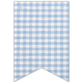 Aangepaste naam Baby Q Baby shower Barbecue Boy Bl Vlaggetjes (Eerste vlag)