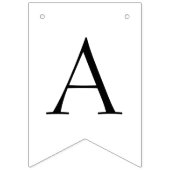 Aangepaste naam Baby Q Baby shower Barbecue Boy Bl Vlaggetjes (Derde vlag)