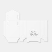 Aangepaste naam Baby shower Favor Boxes Bedankdoosjes (Uitgevouwen)