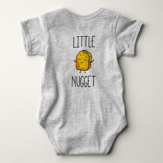 Aangepaste naam, Baby voor aangepaste naam, Baby Romper (Achterkant)