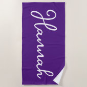 Aangepaste naam Bach Trip Persoonlijke Bachelorett Strandlaken (Voorkant)