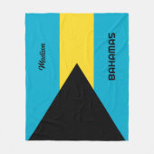 Aangepaste naam Bahama's Fleece Deken (Voorkant)