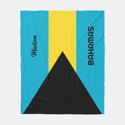 Aangepaste naam Bahama's Fleece Deken (Voorkant)