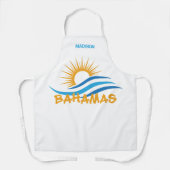 Aangepaste naam Bahama's Schort (Voorkant)