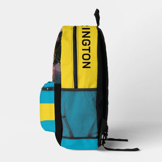 Aangepaste naam Bahama's Sunset Bedrukte Rugzak (Rechts)