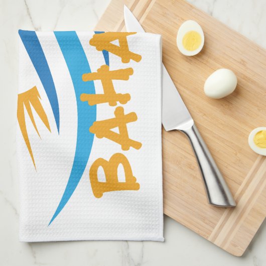 Aangepaste naam Bahama's Theedoek (Quarter Fold)