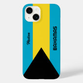 Aangepaste naam Bahamas-vlag Case-Mate iPhone Case (Achterkant)