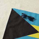 Aangepaste naam Bahamas-vlag Strandlaken (In situ)