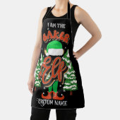 Aangepaste naam Baker elf gepersonaliseerd Schort (Insitu)