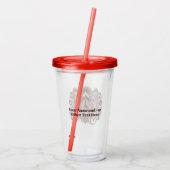 Aangepaste naam Bali Acryl Drinkbeker (Achterkant)