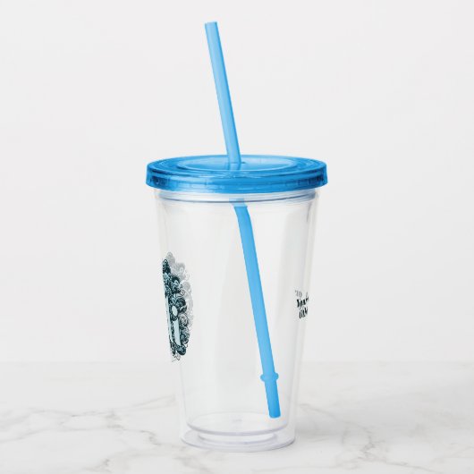 Aangepaste naam Bali Acryl Drinkbeker (Links)