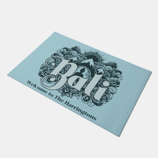Aangepaste naam Bali Deurmat (Schuin)