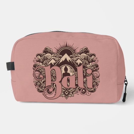 Aangepaste naam Bali Toilettasje (Voorkant)