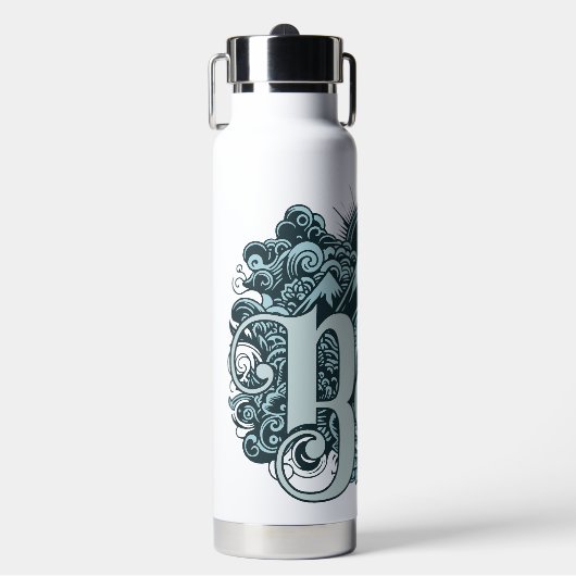 Aangepaste naam Bali Waterfles (Voorkant)