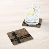 Aangepaste naam: Band Guitar Rock Country Music We Kartonnen Onderzetters (Insitu)