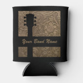 Aangepaste naam: Band Merch Rock Guitar Country Mu Blikjeskoeler (Voorkant)