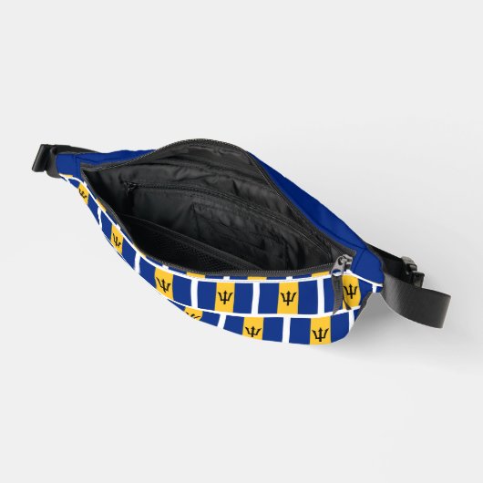 Aangepaste naam BARBADOS FLAG Fanny Pack Heuptasje (Open)